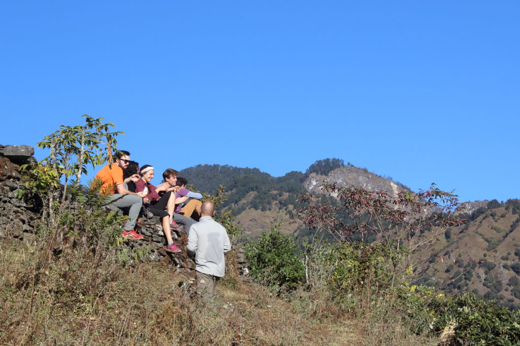 Community Trek and bonding between trek participants