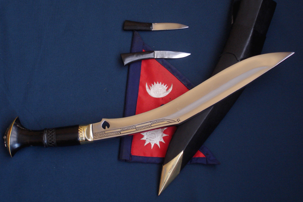 Khukuri, a Nepalese knife
