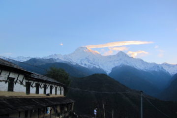 Annapurna Massif Viee on the trek