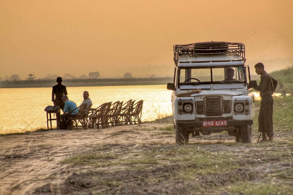 Sunset and Jeep Safari at Chitwan National Park