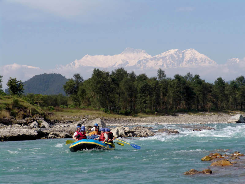 Rafting in Seti River Nepal