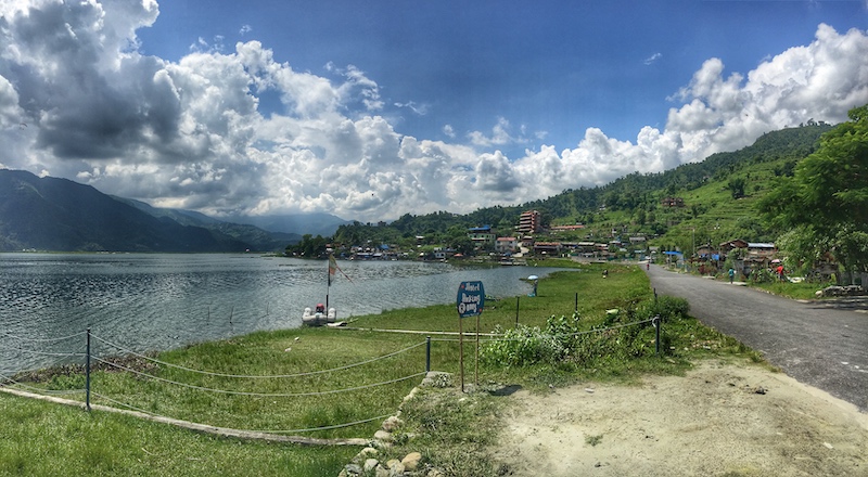 Cycling in Pokhara