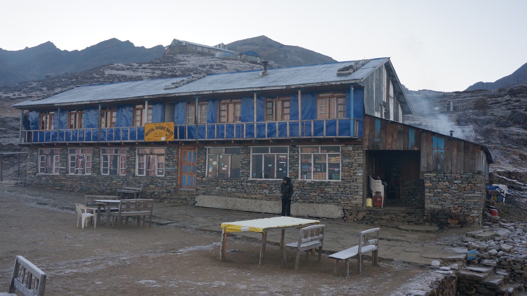 Tea house in Nepal